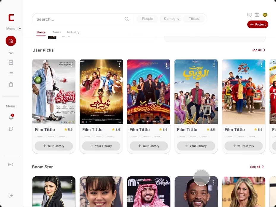 Talent & title collections