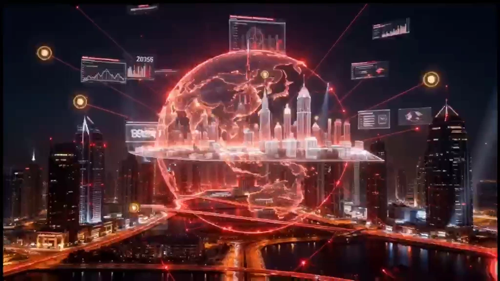 A network sequence from the supplied film