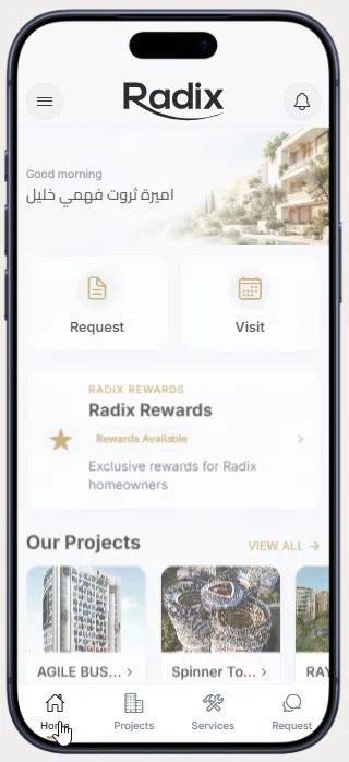 Home, projects & rewards